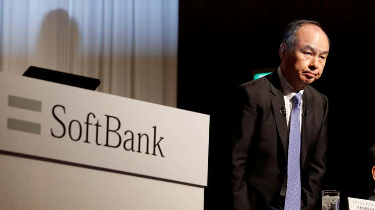 Image for Softbank lost $3 billion last quarter in spite of surging AI hype